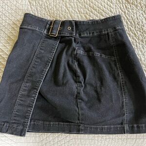 Chelsea & Violet Charcoal Denim Skirt
